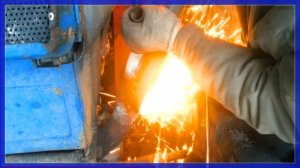 Лопнула Промежутка ЛТЗ-60АВ, Завариваем Трещину.