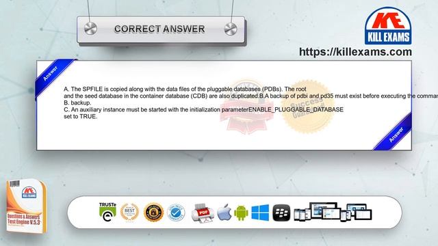1Z0-067 - Upgrade Oracle9i/10g/11g OCA to Oracle Database 12c OCP Dumps with Real Questions смотреть онлайн