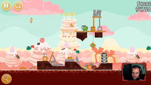 Let's play Angry Birds #82 - Wenns einmal läuft, dann läufts [100%, PC, HD/60fps] смотреть онлайн