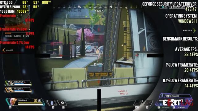 Apex Legends 2022 | GTX 650 | Ryzen 5 2600 | 16GB RAM | 720p смотреть онлайн