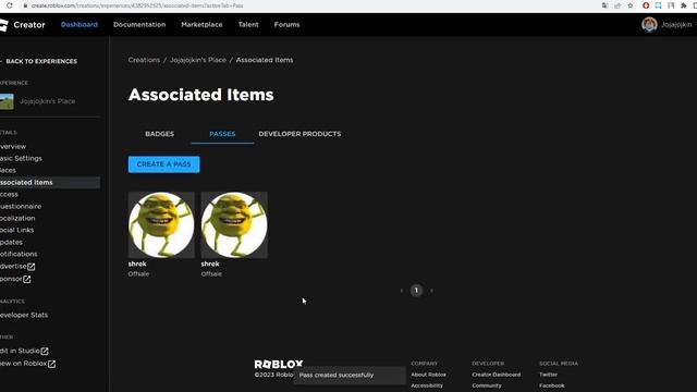 Как создать геймпас в роблокс (Roblox) после обновления. 2023 год. смотреть онлайн