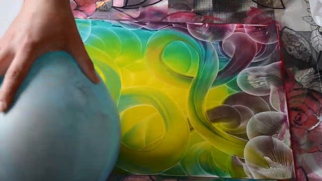 ФРИСТАЙЛ шариком/ Рисую картину шариком/ Аврора Арт смотреть онлайн