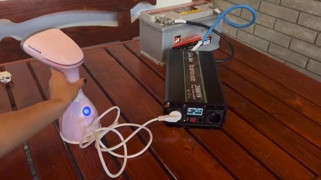 Testare invertor Solid Volt - 2000W (putere continua) - fier de calcat смотреть онлайн