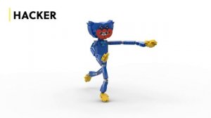 LEGO Huggy Wuggy: Noob, Pro, Hacker, and GOD Builds // Poppy Playtime