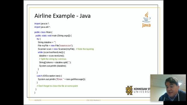 Java/C# - FileIO - Reading a File смотреть онлайн