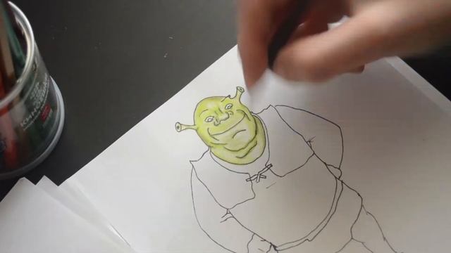Рисую шрека из мультика смотреть онлайн