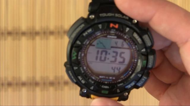 Отзыв и опыт Casio ProTrek PRG-240-1ER (на русском) смотреть онлайн