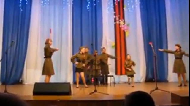 Инсценировка военной песни смотреть онлайн