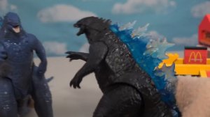 GODZILLA vs KING KONG Movie BATTLE Toys - 2021 Playmates Complete Set