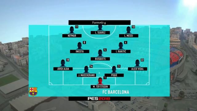 PES 18 Real Madrid VS Barcelona Xbox 360/PS3 Gameplay. смотреть онлайн