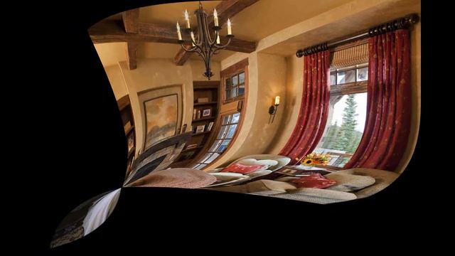 Спальня шале. Дерево в интерьере. Дизайн интерьера в стиле шале. смотреть онлайн