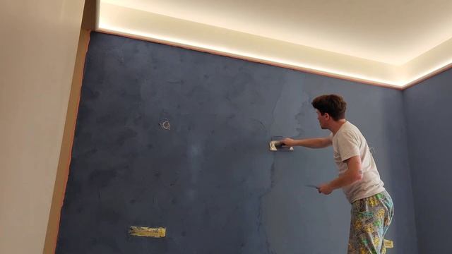 Акцентная стена из декоративной штукатурки Loft Colora смотреть онлайн