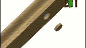 Стяжка-шуруп мебельная прямая (8х98 мм) 13600 (как собрать лестницу)