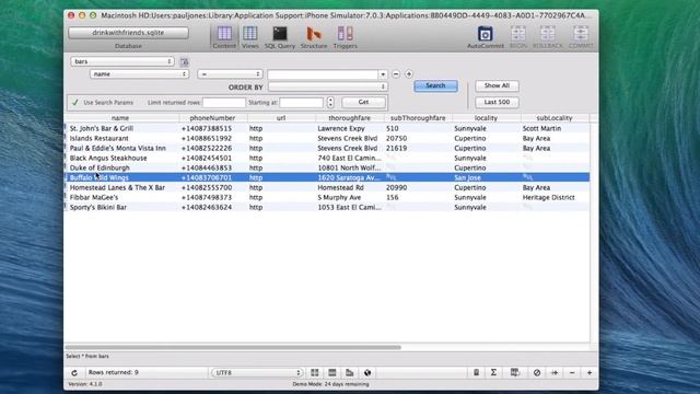 Drink With Friends iOS and SQLite Demo смотреть онлайн