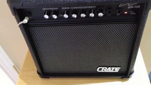 Crate GX-15R reverb guitar amp demo