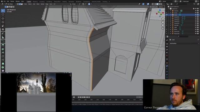 3D Modeling an Image in Blender - pt. 1 | Farm House смотреть онлайн