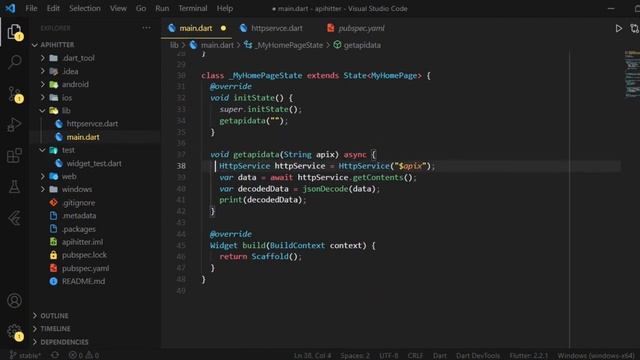 The quick and easy way to fetch an api in Flutter смотреть онлайн