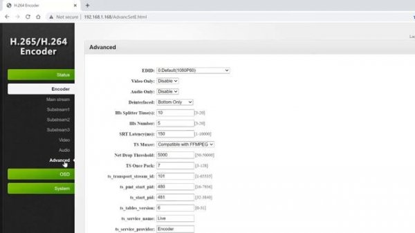 H.265/H.264 HD HDMI Encoder for live streaming from Cadenceberge Model CAD-HV-HE01