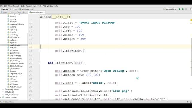 25 PyQt5 InputDialog Python GUI Programming With PyQt51 смотреть онлайн