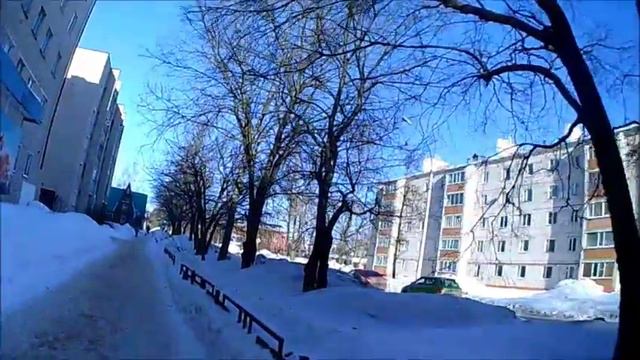 Грязовец. 16 февраля, город готовится к весне. смотреть онлайн
