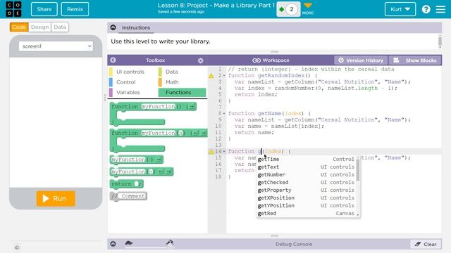 Code.org Project Lesson 8 Make a Library | Tutorial with Answers | Full App | Unit 7 CS Principles смотреть онлайн