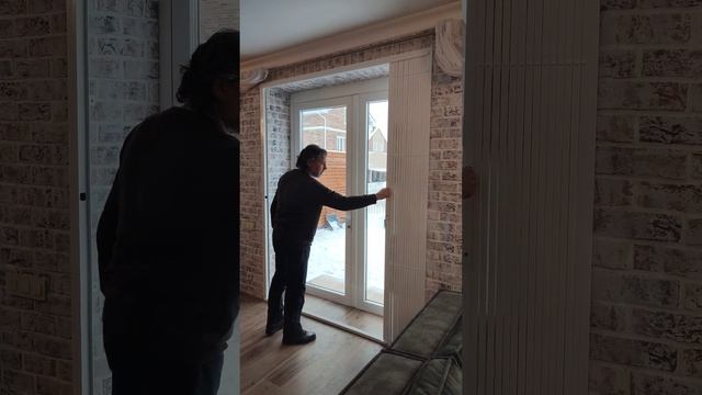 Решётка "гармошка" раздвижная. На дверь. ust55.ru смотреть онлайн