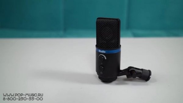 IK Multimedia iRig Mic Studio цифровой микрофон для PC, MAC, мобильных IOS и ANDROID устройств