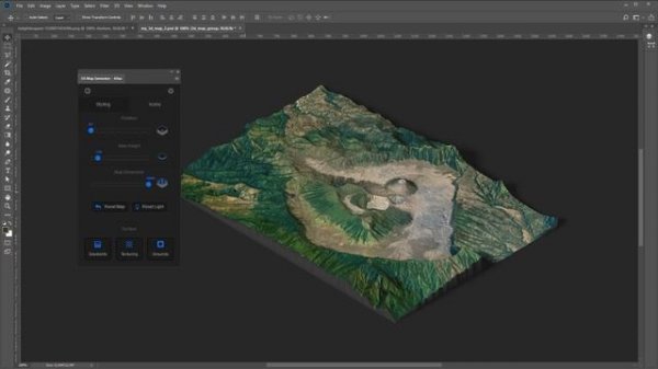 From Google Maps to 3D Map in Photoshop - 3D Map Generator - Atlas