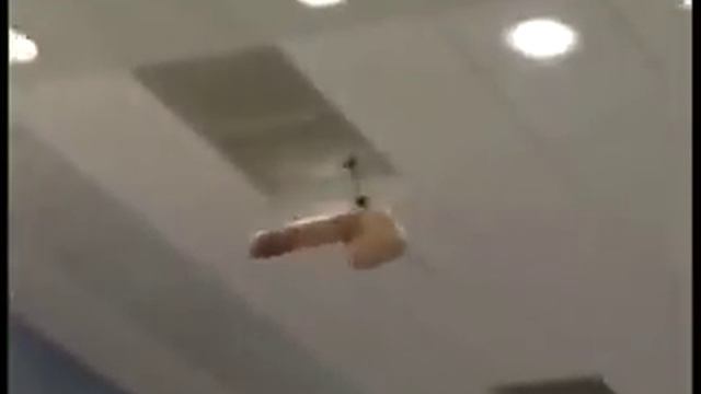 Russian press conference invaded by flying dildo смотреть онлайн