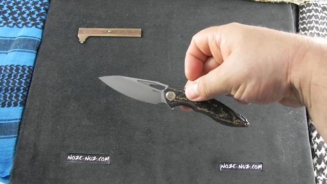 RK1902SGCF Rike Knife Framelock Black Gold смотреть онлайн