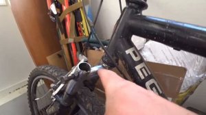 Выпрямил вилку велосипеда!