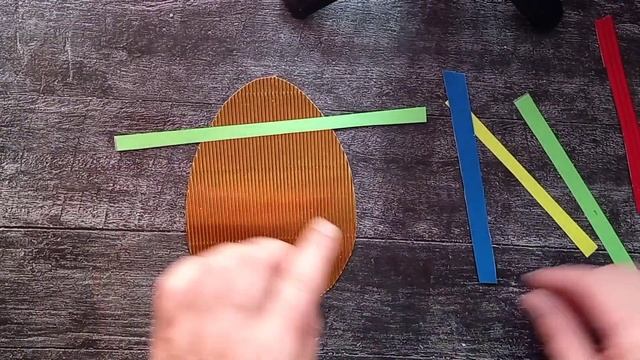 ПАСХАЛЬНОЕ ЯЙЦО из картона.Простая #поделка на Пасху. смотреть онлайн