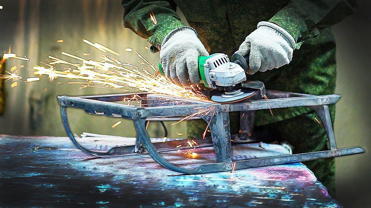 ВОССТАНОВИЛИ САНКИ СССР. Реставрация старых вещей ЧАСТЬ 3 финал смотреть онлайн