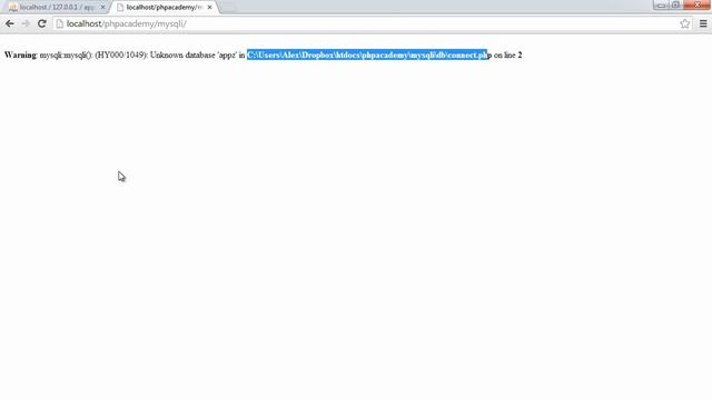 PHP and MySQL with MySQLi: Connecting (Part 3/9) смотреть онлайн