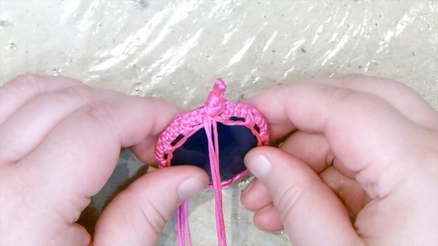 Looping Technique Macrame Cabochon