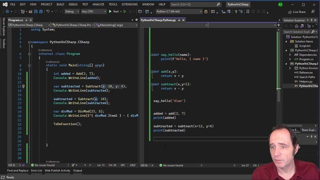 Python for C# Developers 3 Functions смотреть онлайн