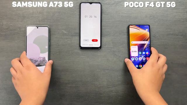 Samsung A73 5G VS Poco F4 GT 5G - First SPEED TEST