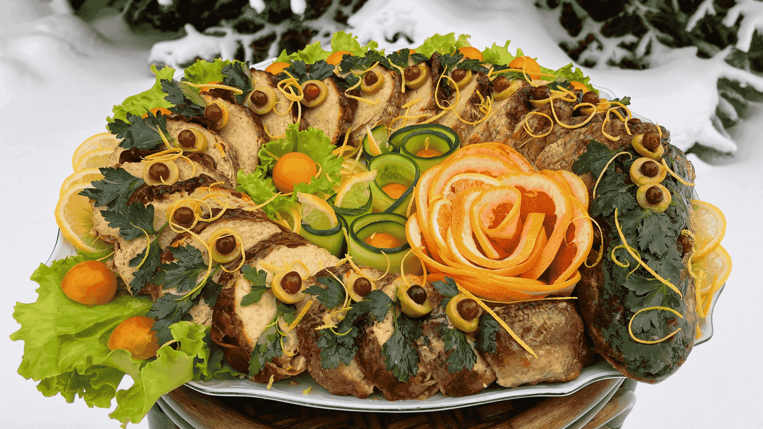 Фаршированная щука, запеченная в духовке. Рецепт блюда к праздничному столу смотреть онлайн