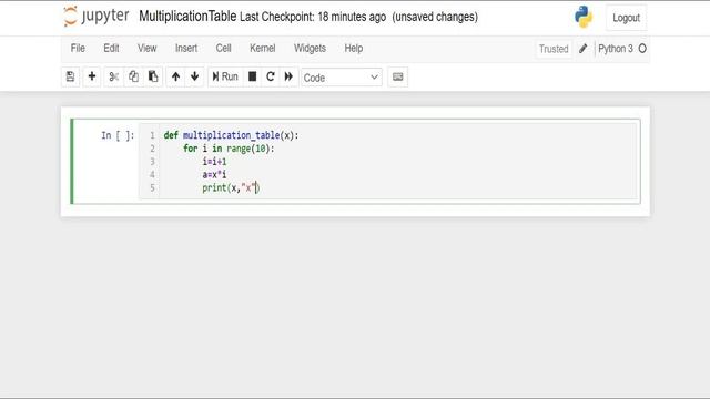 How to create Multiplication table using python | Python's projects #Project 1 смотреть онлайн