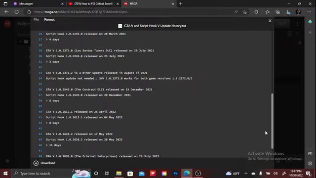By Hypah Playz How to FIX Critical Error!!! (ScriptHookV UPDATE!!) Tutorial смотреть онлайн