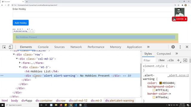 17. Using v-if, v-else, v-else-if directives. Difference on v-if and v-show directive - Vuejs | Vue смотреть онлайн