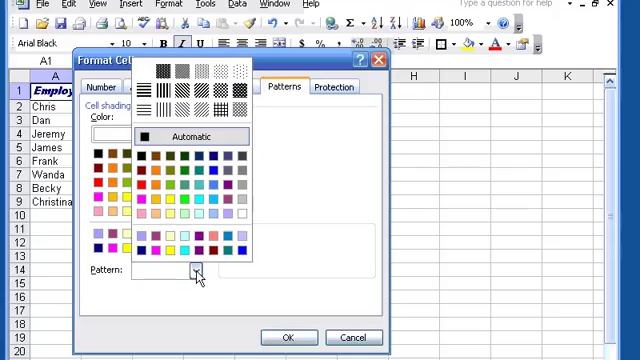 MS Excel 2003 Basic (Data and Content formatting "Cells") - Lesson - 4 смотреть онлайн