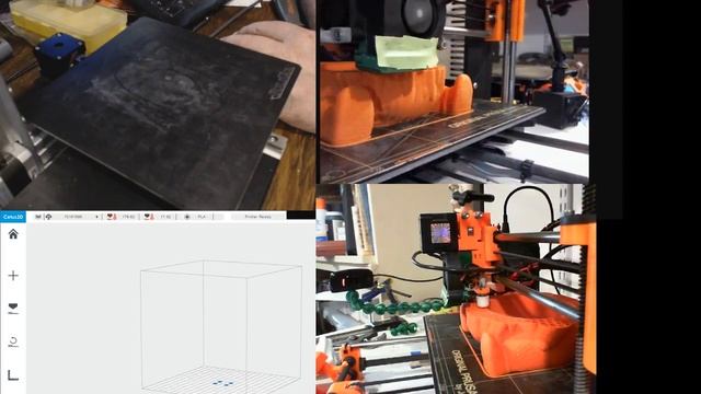Removing a jam & resuming a print - Prusa i3 MK2 смотреть онлайн