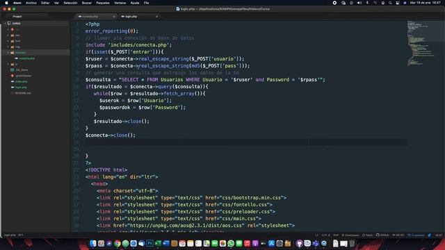 Crear login con PHP y MySQL con conexión a base de datos смотреть онлайн