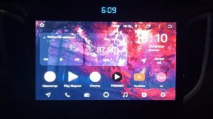 T'EYES CRETA: Затемнение экрана и подсветка сенсорных кнопок при включении габаритов