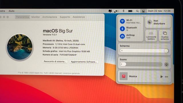MacBook Air 2020 i3 test temperature (idle) смотреть онлайн