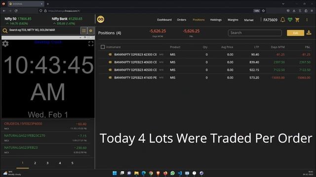 UNION BUDGET SESSION | BANKNIFTY ITM OPTIONS | PYTHON TRADING BOT | FULL DAY | #trading #vlog смотреть онлайн