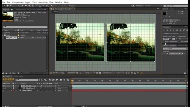 Стабилизация видео в Афтер Эффектс / Video stabilization in After Effects смотреть онлайн