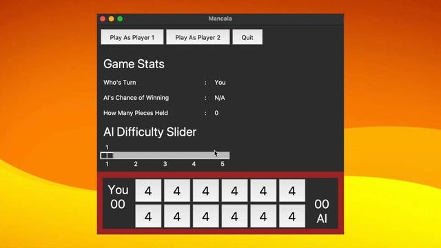 Mancala AI : Python Tkinter UI (part 2) смотреть онлайн