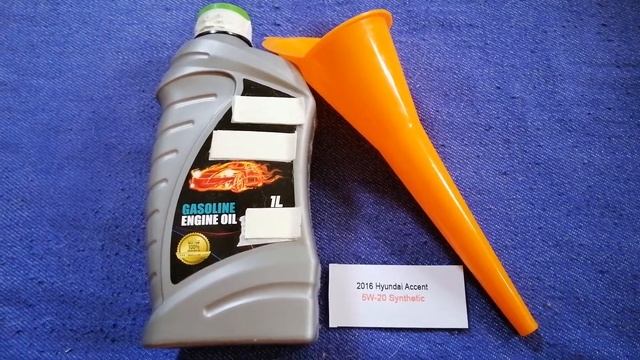 ? ? 2016 Hyundai Accent Oil Type ?